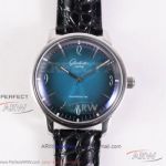 GL Factory Glashutte Original Vintage Sixties Blue Domed Dial 39 MM Automatic Watch 1-39-52-06-02-04